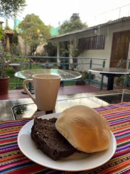 Peru Travel My first breakfast in Peru