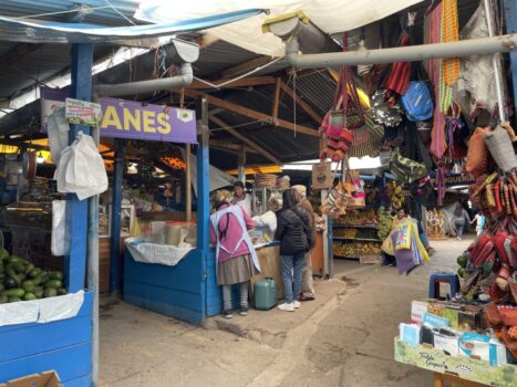 Peru Travel Wanchaq Market Inside