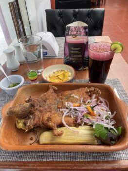 Cuy Chactado (deep fried guinea pig) Cusco Cuisine