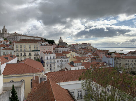 Morning view from Miradouro de Santa Luzia