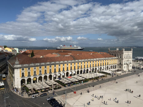 View from Arco da Rua Augusta