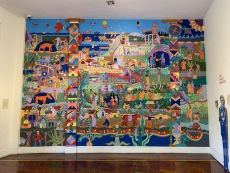 Mural in the House of Peruvian Literature